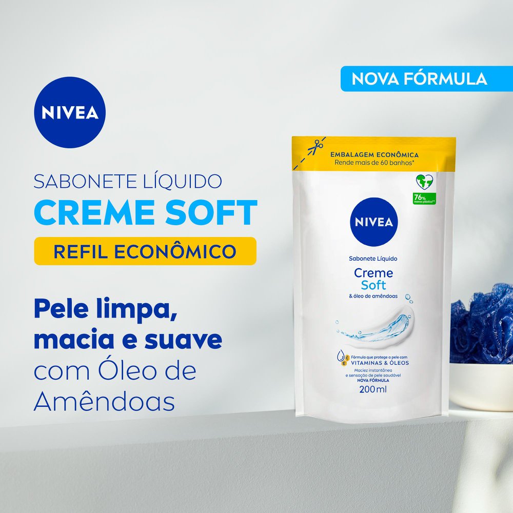 SAB. LIQ. REFIL CREME SOFT 200ML