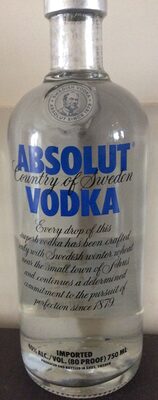 VODKA ABSOLUT NATURAL 750 ML