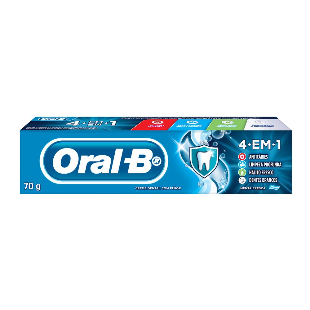 CREME DENTAL ORAL-B 70G 4 EM 1