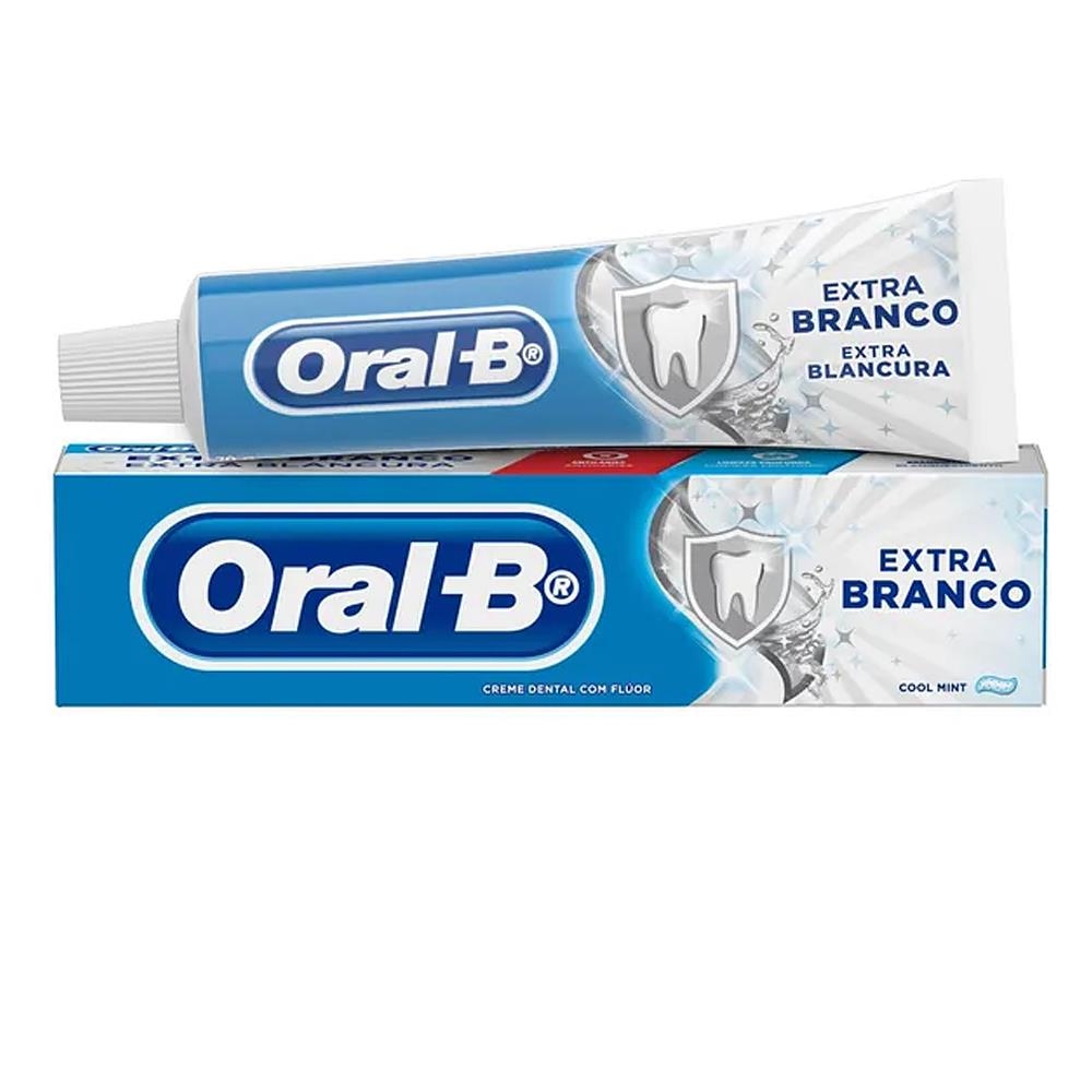 CREM DENTAL ORAL-B 70G EXTRA BRANCO