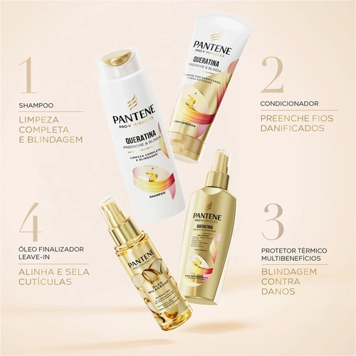 SH PANTENE 175ML QUERATINA
