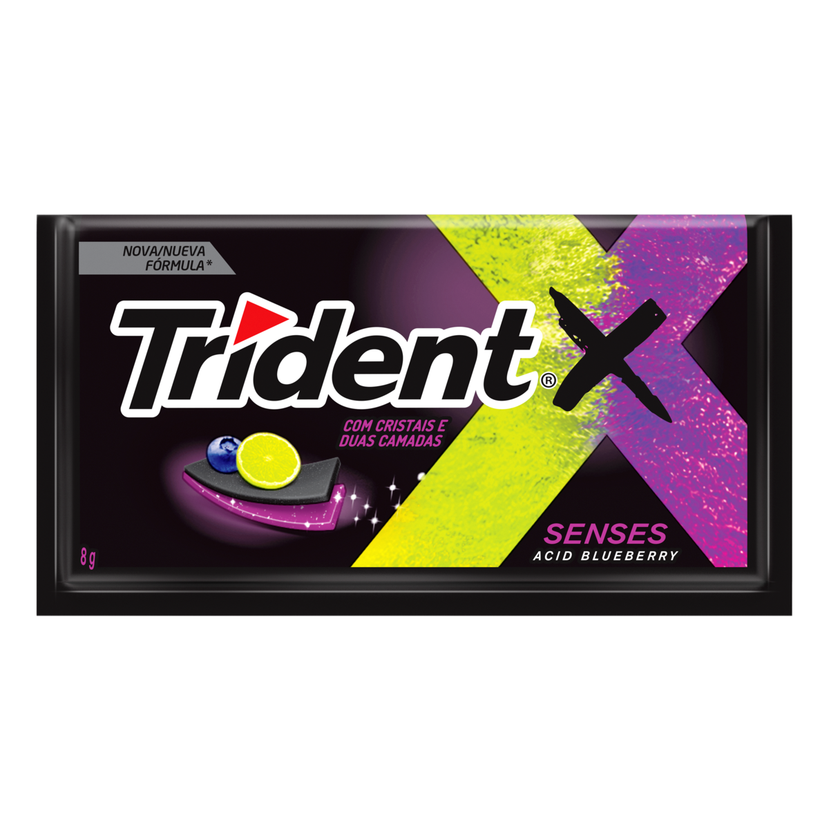 CHICLE TRIDENT X SENSES 8G