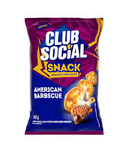 BISC CLUB SOCIAL SNACK 68G AME