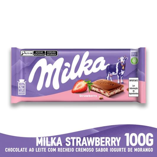 MILKA STRAWBERRY 100G