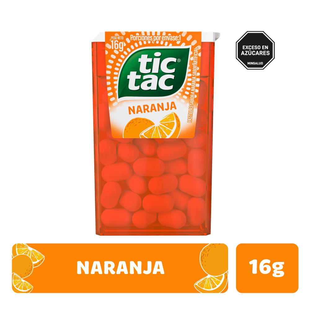 TIC TAC LARANJA 16G