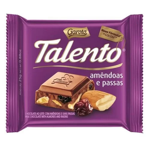 CHOC TALENTO LEITE AMEN PAS 25G