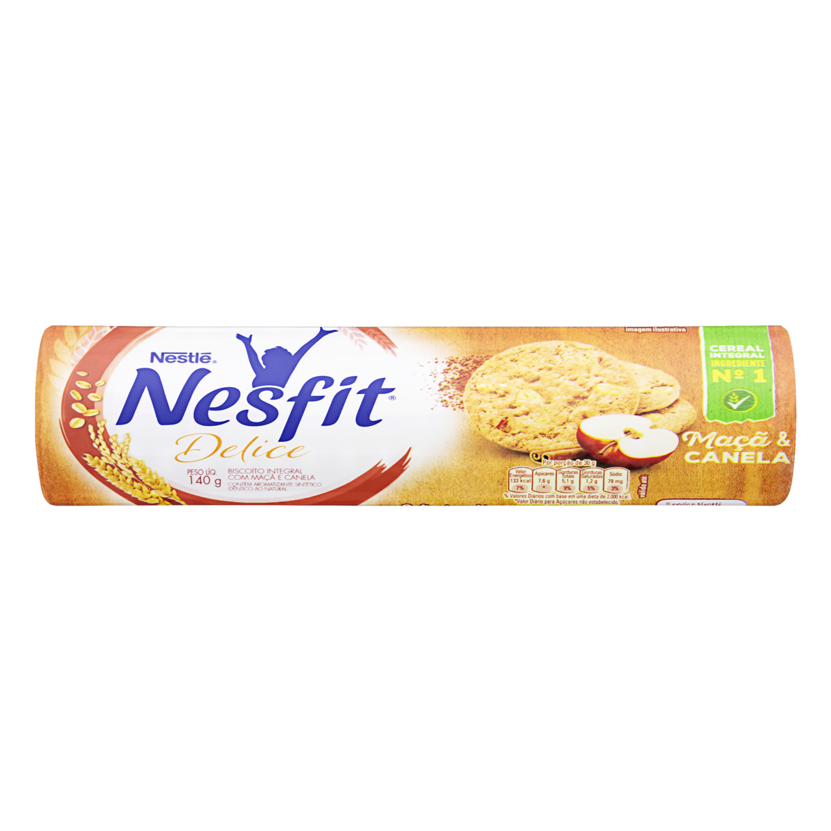 NESFIT DELICE BISC MACA E CANELA 140G