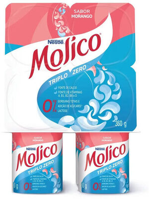 MOLICO IOGURTE MORANGO ZERO