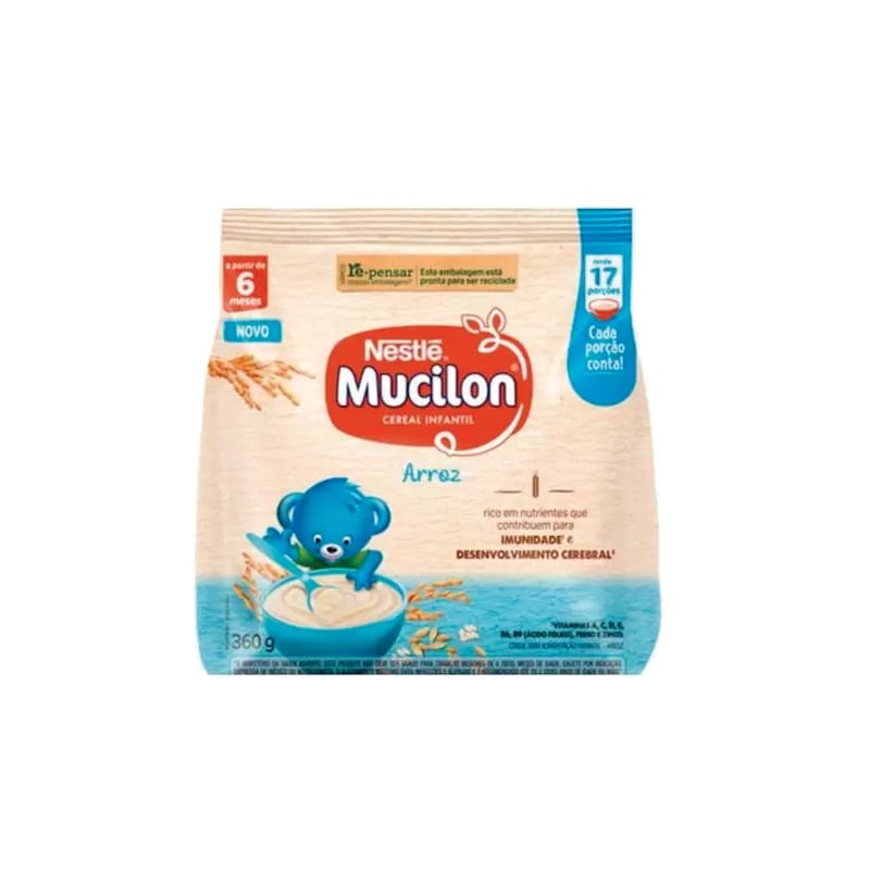 MUCILON NESTLE ARROZ SACHE 360G