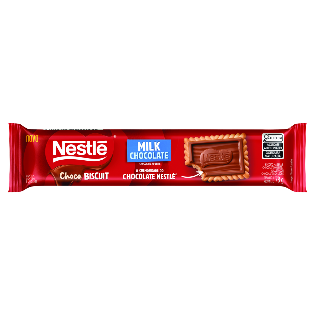 BISC.NESTLE CHOCOBISCUIT LEITE
