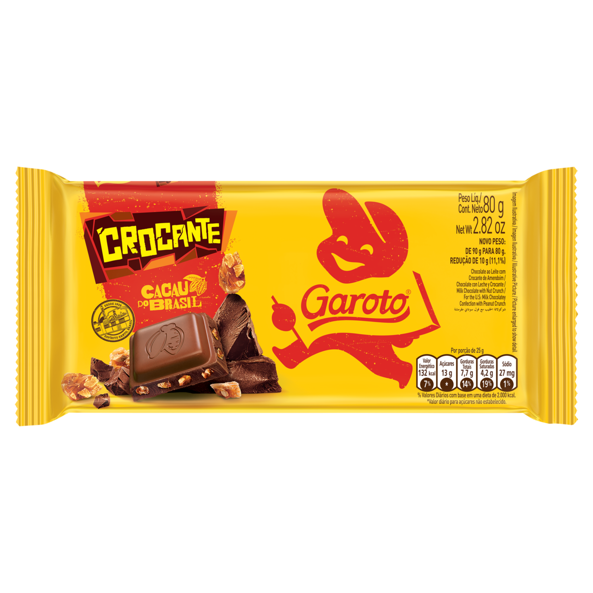 GAROTO CROCANTE  80G