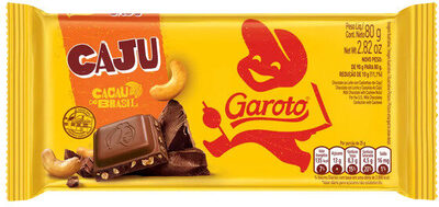 CHOC GAROTO CASTANHA E CAJU 80G