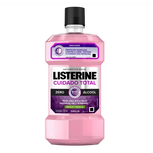 ANT SEP LISTERINE CUIDADO TOTAL ZERO 250ML