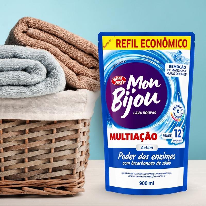 LAVA ROUPAS LIQ MONBIJOU 900ML