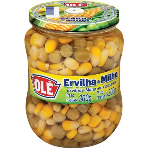 ERVILHA E MILHO OLE VIDRO 170GR