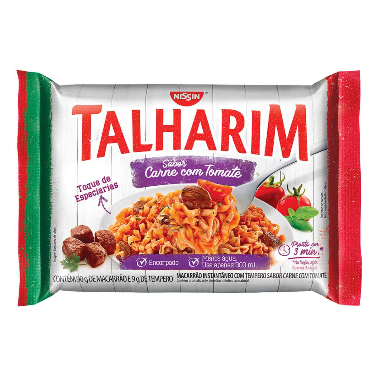 N.TALHARIM CARNE C/TOMATE 99GR