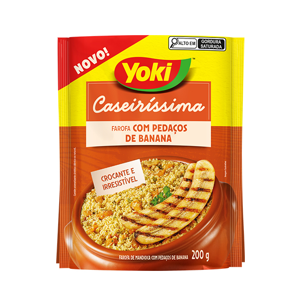FAROFA YOKI 200G MANDIOCA C/ BANANA