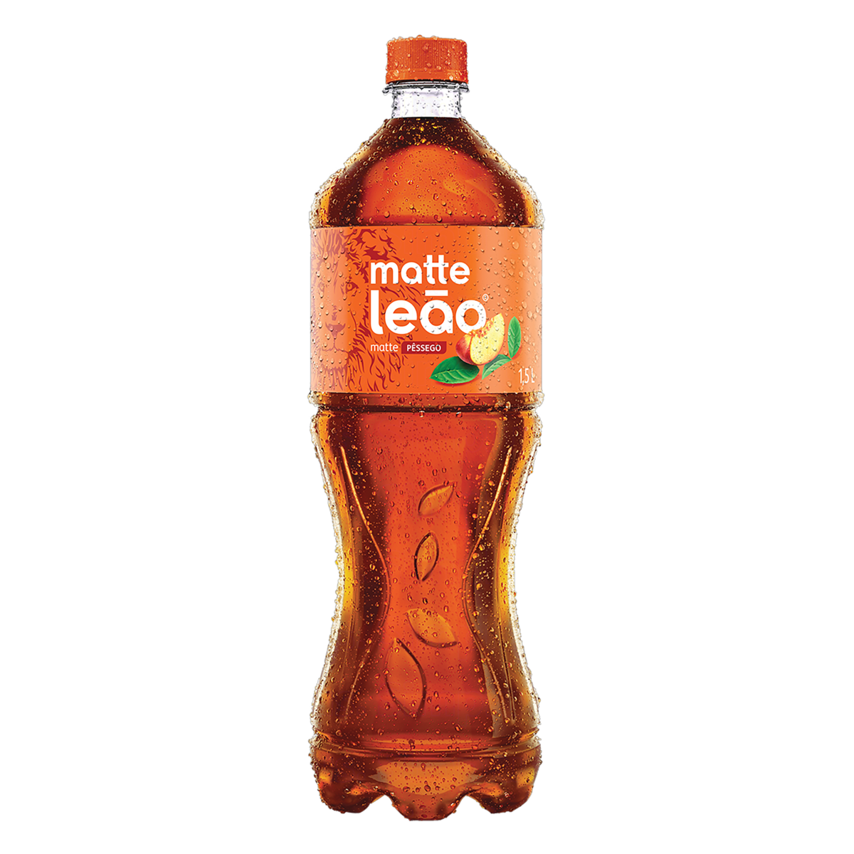 MATTE LEAO PESSEGO PET 1,5L.
