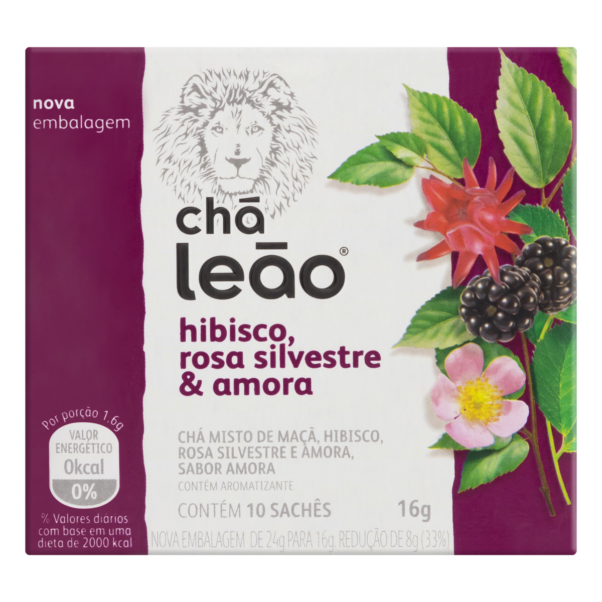 CHA LEAO HIB/ROSA E AMORA 10 U