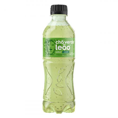 LEAO CHA VERDE LIMAO ZERO 450ML.