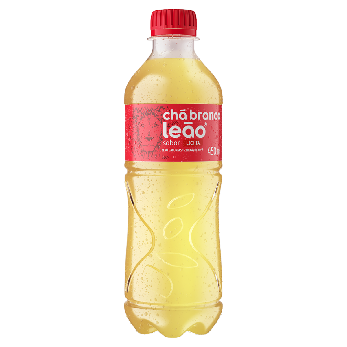 LEAO CHA BRANCO LICHIA ZERO 450ML