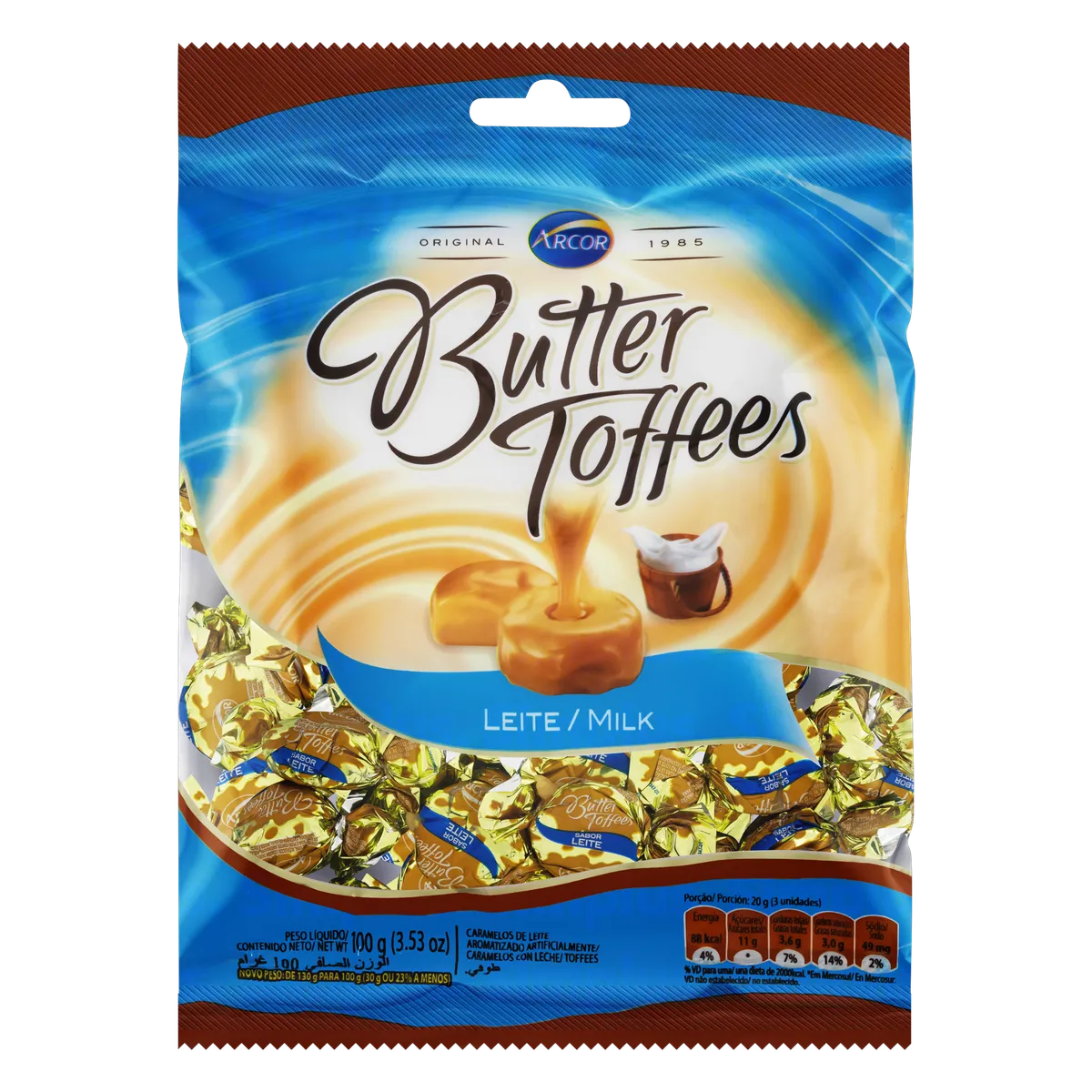 BALA B TOFFEES 100G LEITE COND.