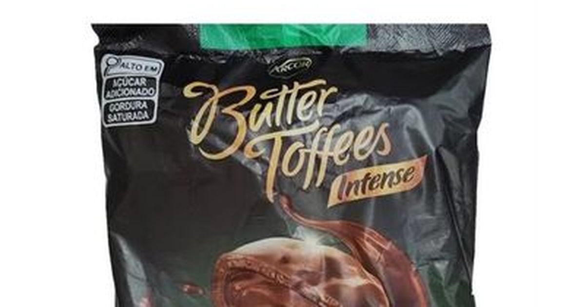 BALA BUTTER TOFFEE CACAU53% MENTA ARCOR 90G