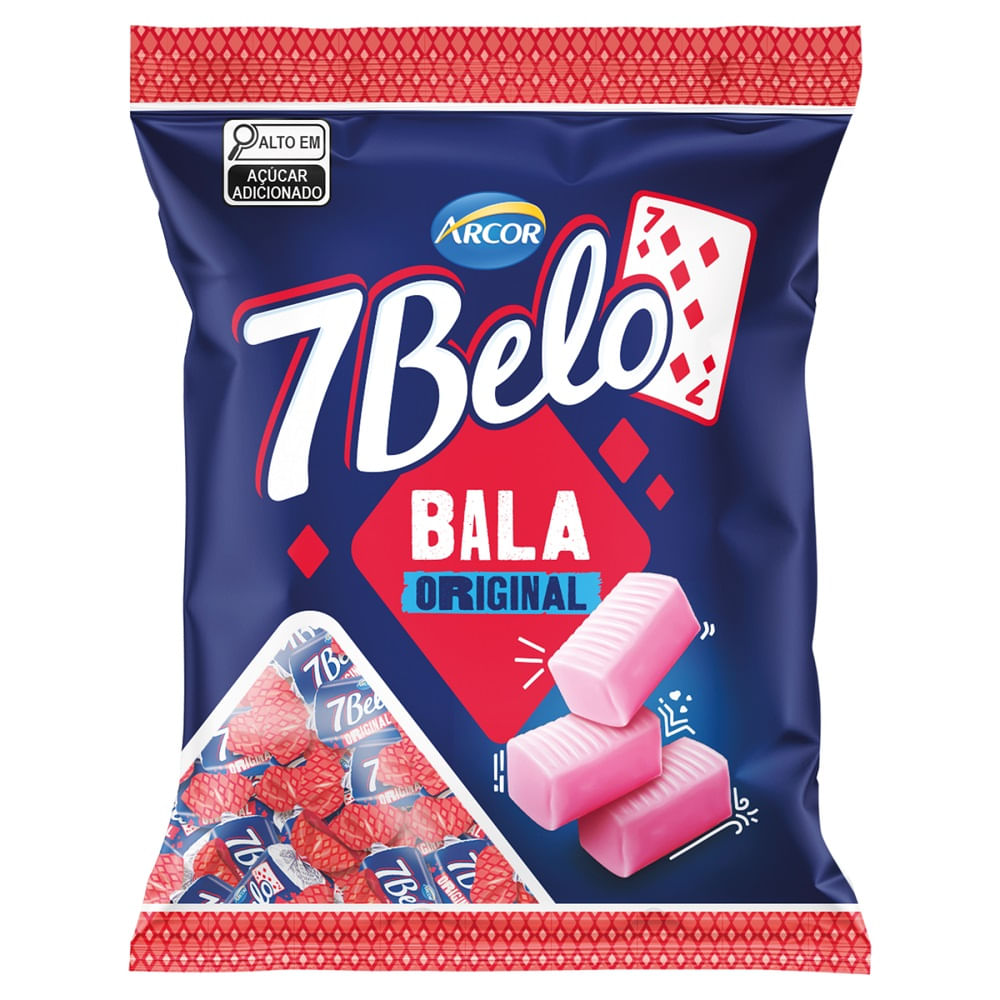 BALA 7 BELO FRAMBOESA 90G