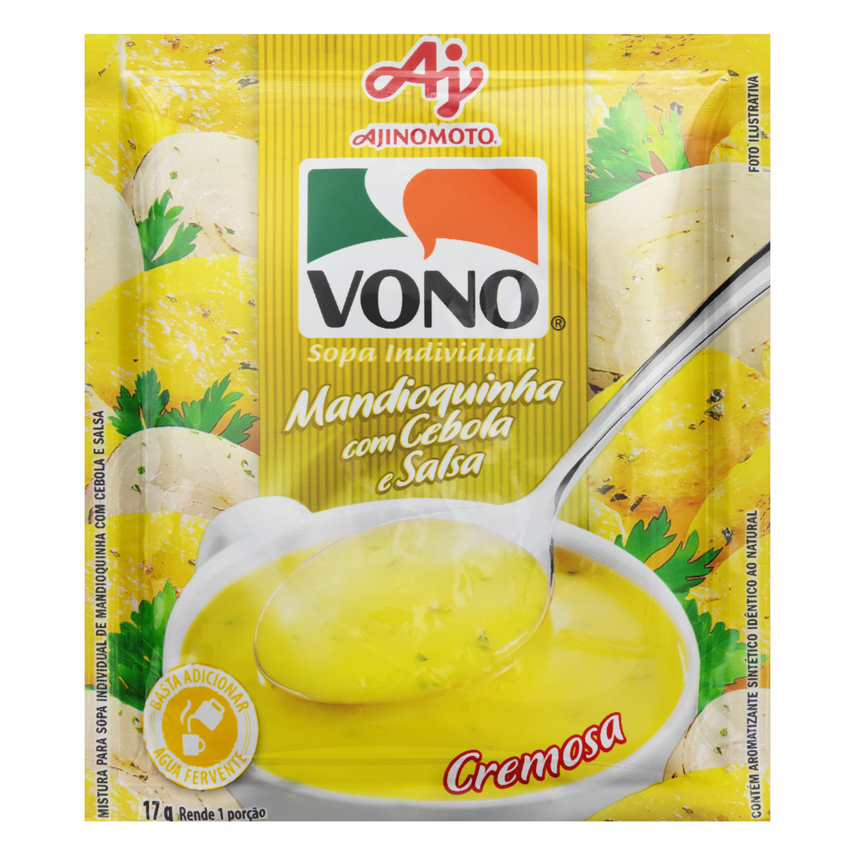 SOPA VONO MANDIOQUINHA/CEBOLA/S