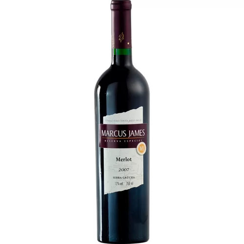 BEB VINHO MARCUS JAMES MERLOT  750ML