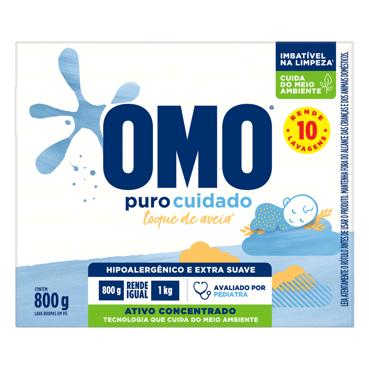 DET.PO OMO P.CUIDADO 800G