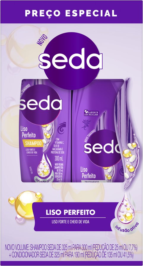 SH SEDA 300ML+COND 190ML LISO