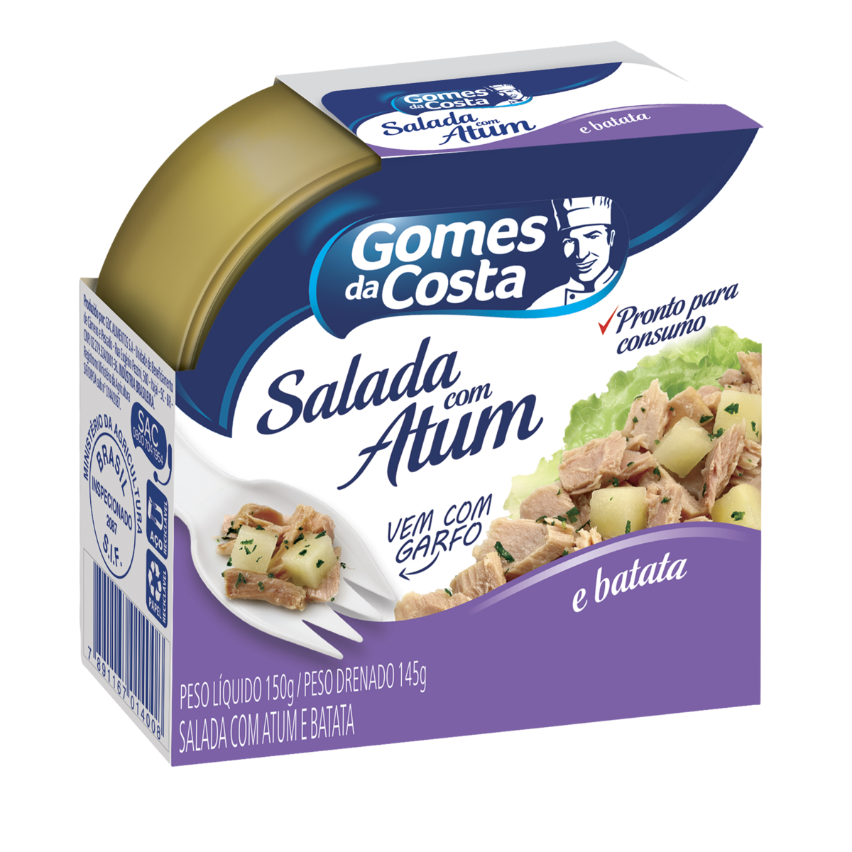 SALADA G.COSTA ATUM/BATATA 170G