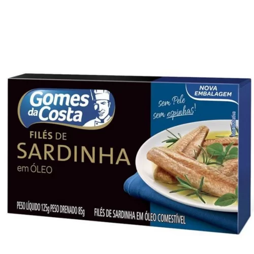 FILE SARDINHA G COSTA 125G EM OLEO