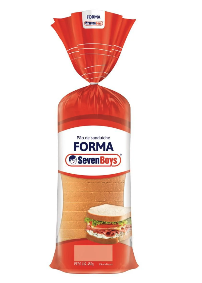 PAO DE FORMA SEVEN BOYS 450G