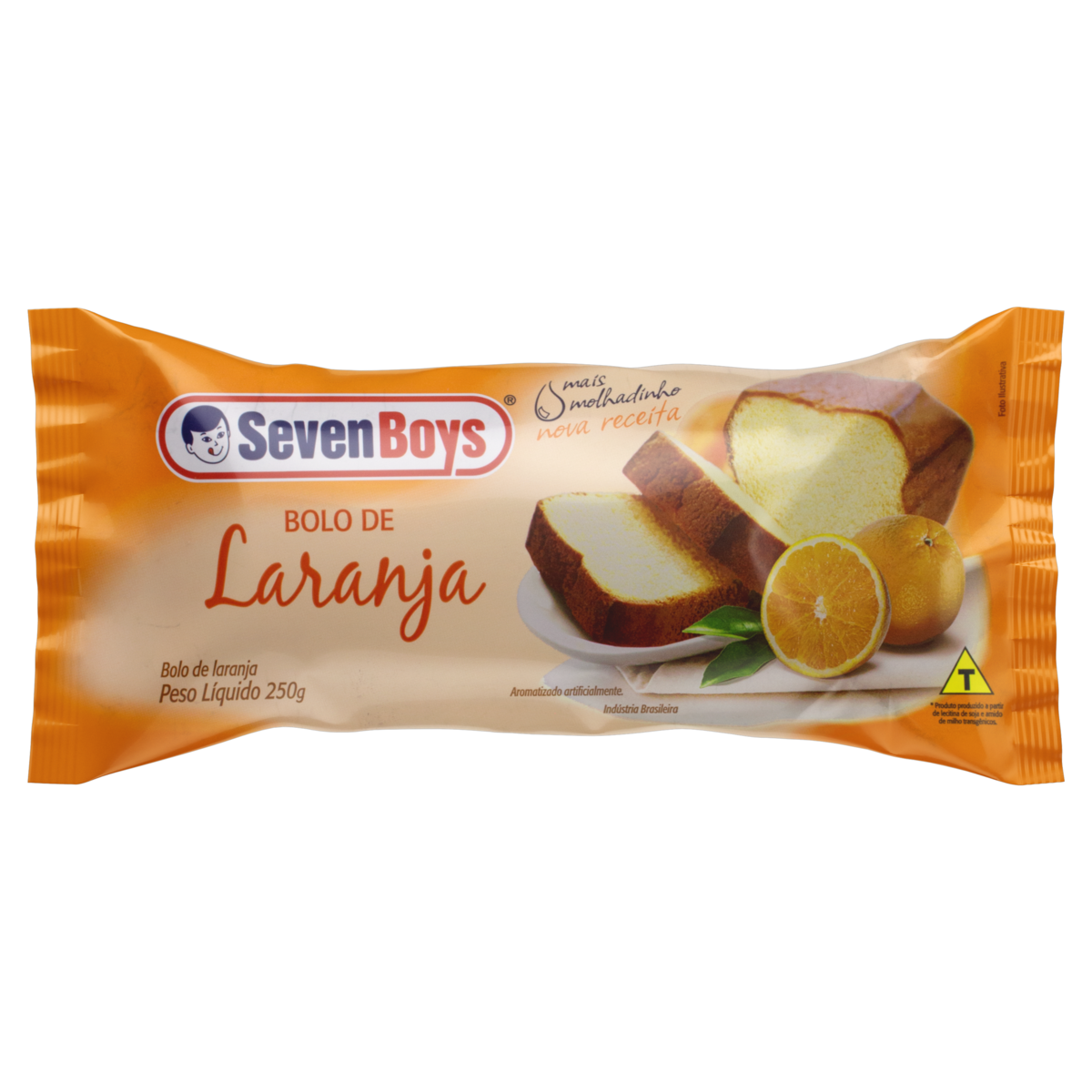 BOLO LARANJA 250G SEVENBOYS