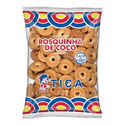 ROSQUINHA DE COCO TICA 500G.