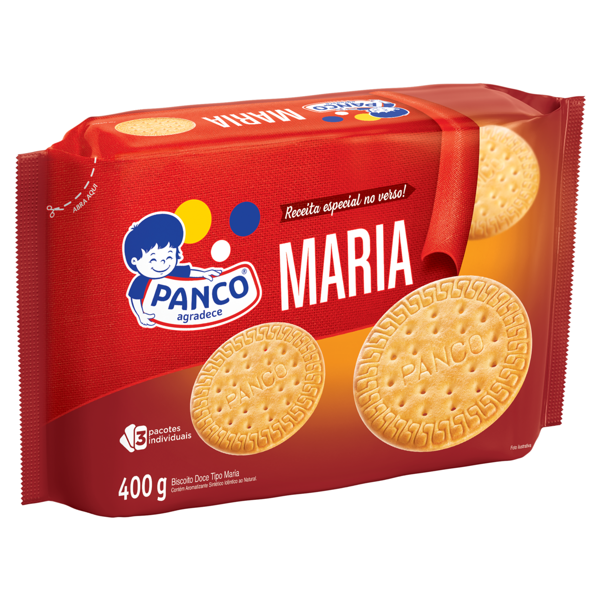BISCOITO MARIA 400G PANCO