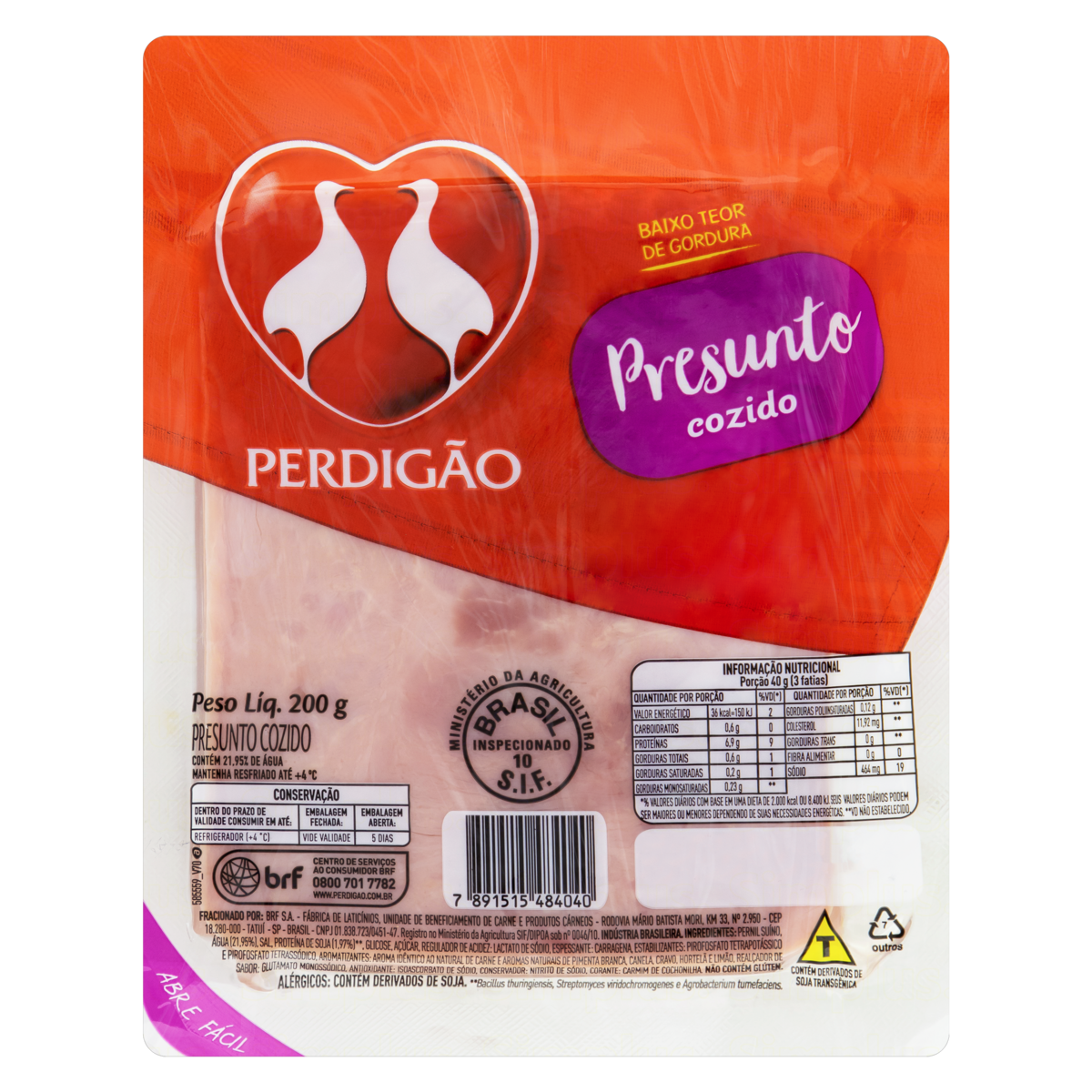 PRESUNTO FAT VACUO PT 200G PER