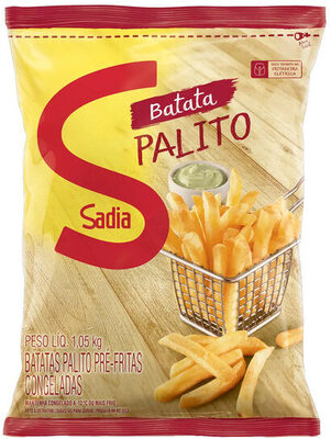 BATATA PALITO PRE-FRITA CONG. 1KG