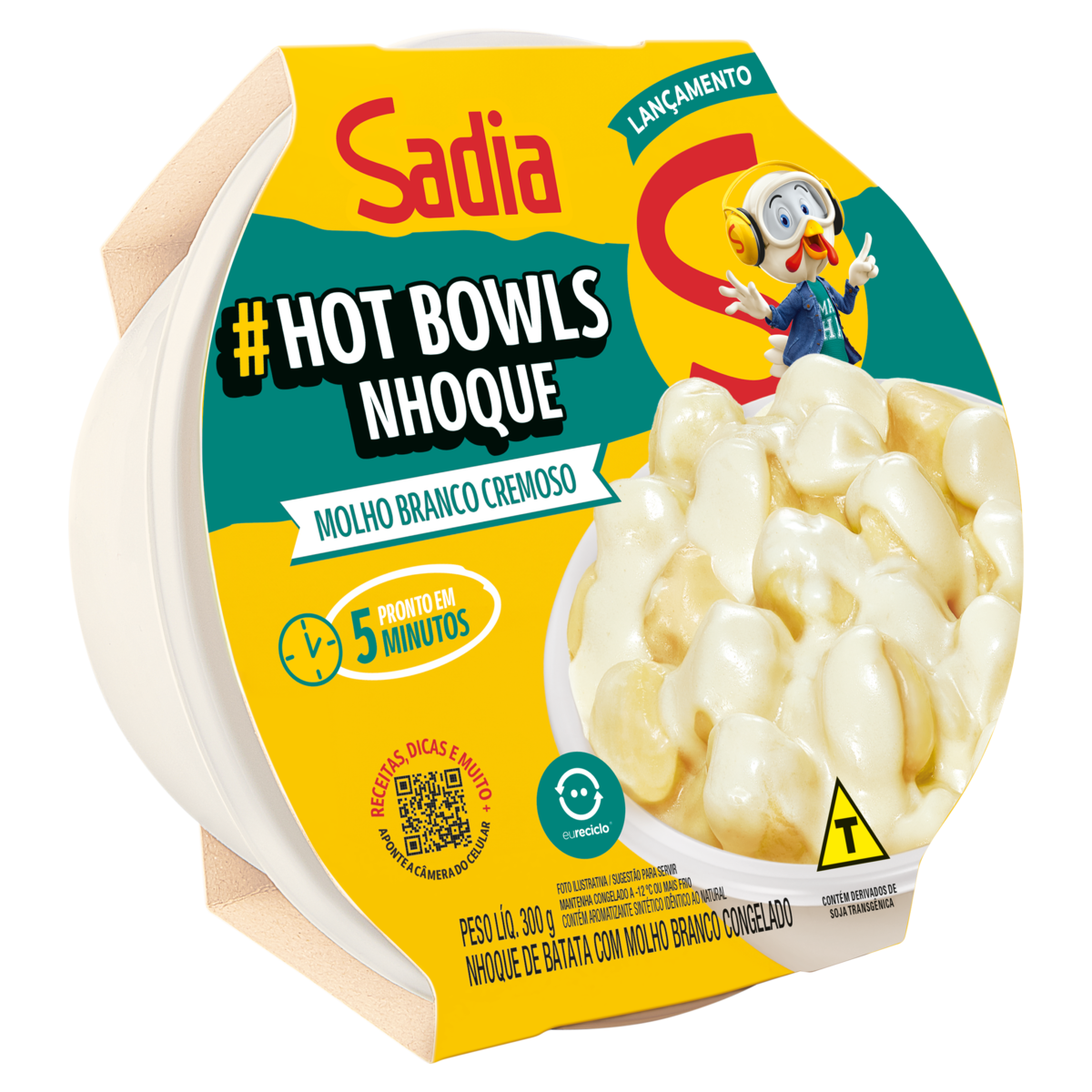 HOT BOWLS NHOQUE SADIA 300G