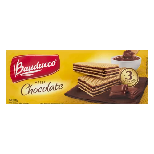 BISC.BAUDUCCO WAFER CHOCOLATE 140G