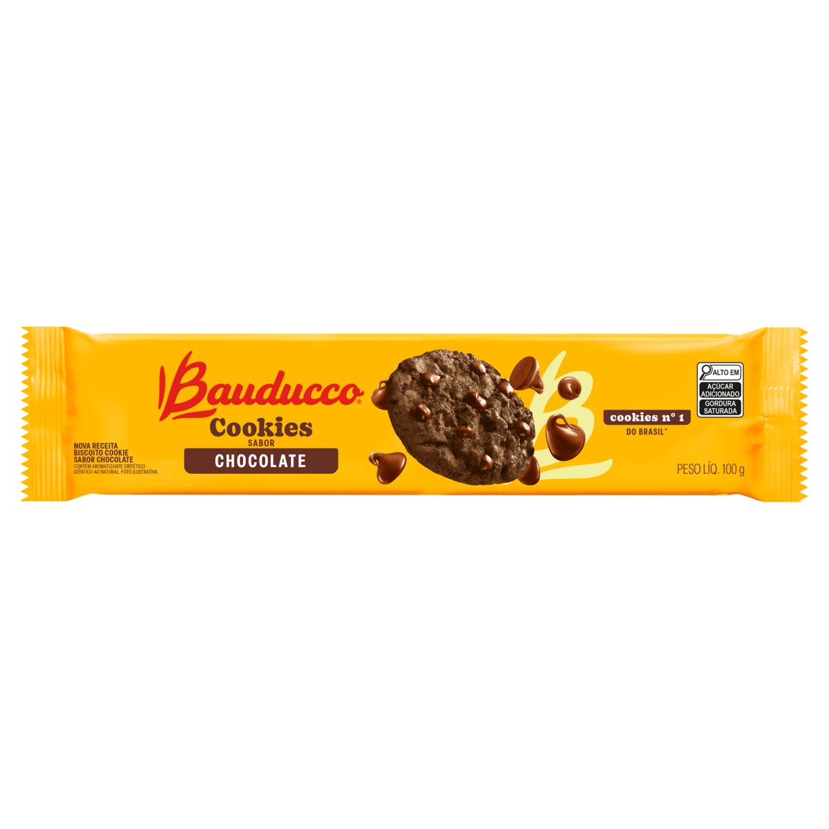 COOKIES CHOC C/ GOTAS BAUDUCCO 100G