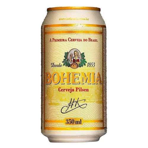 BOHEMIA NOVA EMBALAGEM LATA 350ML.