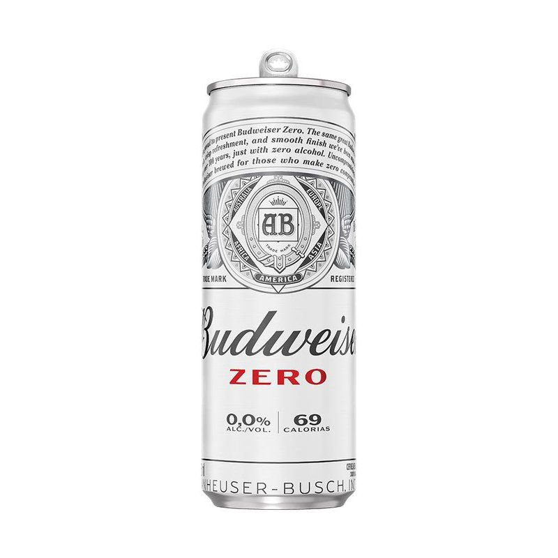 BUDWEISER ZERO LT SLEEK 350ML