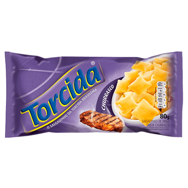 SALGADINHO TORCIDA 60G CHURRASCO