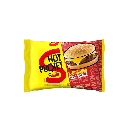 RF.LANCHE HOT POCKET X BURGUER 145G