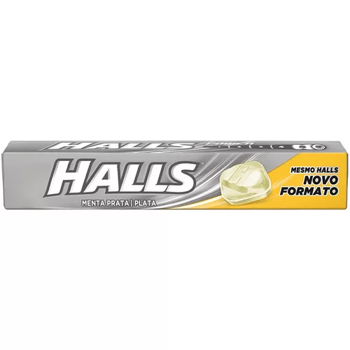 DROPS HALLS PRATA MENTA 28G