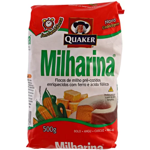 MILHARINA 500GR QUAKER MILHO
