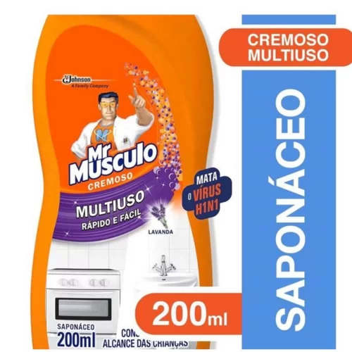 SAPONACEO MR MUSCULO CREM LAVANDA 200ML